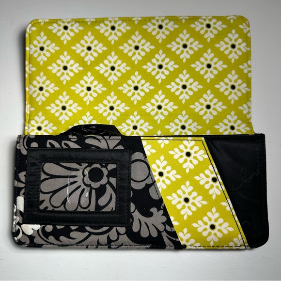 Vera Bradley Baroque Travel Organizer Large Clutch Wallet Card Tickets Case - Picture 8 of 13